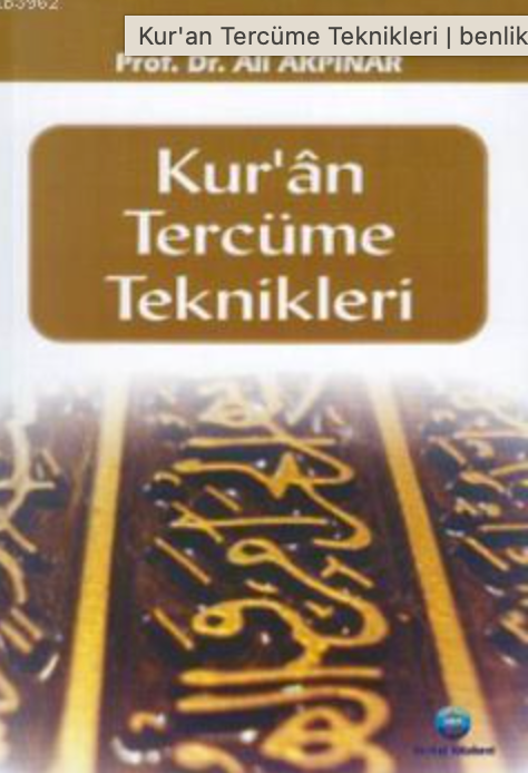 Kuran Tercüme Teknikleri
