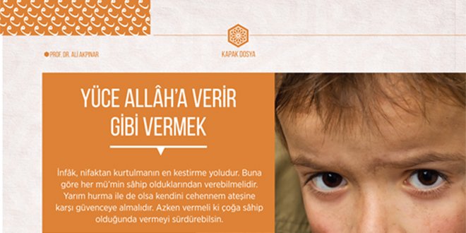 58 Yüce Allah’a Verir Gibi Vermek
