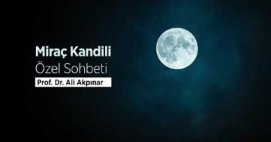 Miraç Kandili Özel Sohbeti Prof. Dr. Ali Akpınar kapak