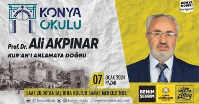 KUR'AN'I ANLAMAYA DOĞRU Prof. Dr. Ali AKPINAR 07.01.2024 kapak