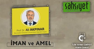Prof. Dr. Ali AKPINAR · İman ve Amel kapak