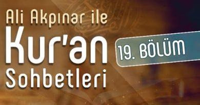 19. Ali Akpınar ile Kur'an Sohbetleri kapak
