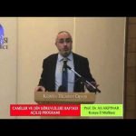 Camiler Haftası Açılış Programı Konuşması Prof.Dr. Ali AKPINAR