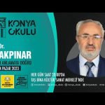 KUR’AN’I ANLAMAYA DOĞRU – Prof. Dr. Ali AKPINAR – 05.11.2023