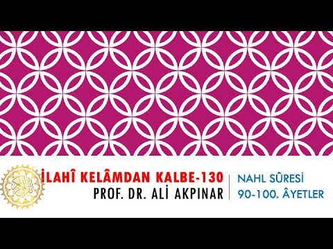 16/7 Nahl Sûresi 90.-100. Âyetler Tefsiri