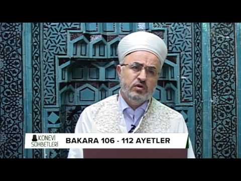 Tefsir Dersleri (bakara Suresi 106-112 Ayetler)