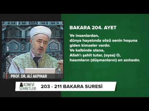 Tefsir Dersleri (bakara Suresi 203 – 211 Ayetler)