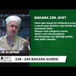 Tefsir Dersleri (bakara Suresi 238 – 245 Ayetler)