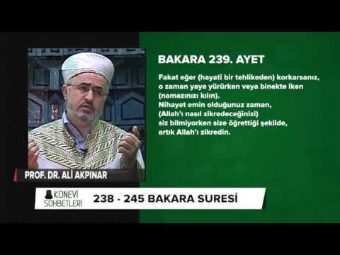 Tefsir Dersleri (bakara Suresi 238 – 245 Ayetler)