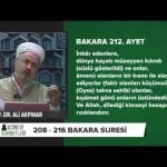 Tefsir Dersleri (bakara Suresi 208 – 216 Ayetler)
