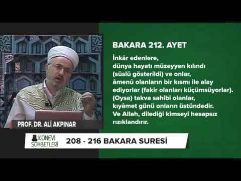 Tefsir Dersleri (bakara Suresi 208 – 216 Ayetler)