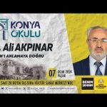KUR’AN’I ANLAMAYA DOĞRU – Prof. Dr. Ali AKPINAR – 07.01.2024