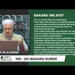 Tefsir Dersleri (bakara Suresi 195-201 Ayetler)