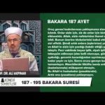 Tefsir Dersleri (bakara Suresi 187-195 Ayetler)