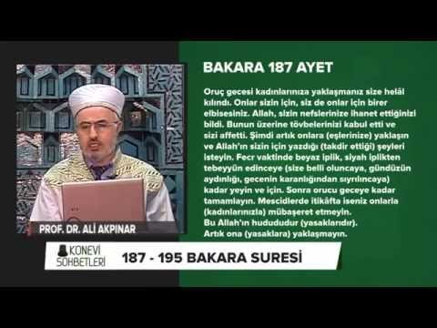 Tefsir Dersleri (bakara Suresi 187-195 Ayetler)