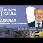 ES-SABÛNÎ (AHKÂM TEFSİRİ) OKUMALARI – Prof. Dr. Ali AKPINAR – (KIBLENİN TAHVİLİ – 2) – 06.05.2024