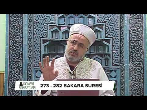 Tefsir Dersleri (bakara Suresi 273- 282 Ayetler)