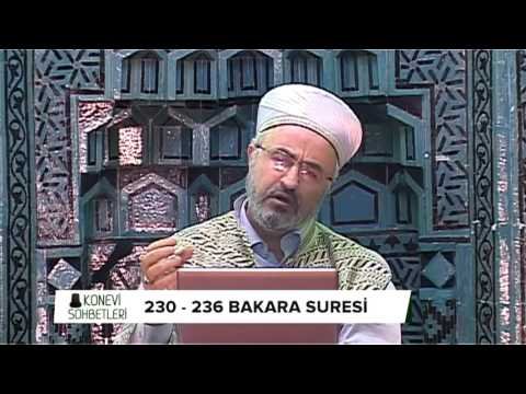 Tefsir Dersleri (bakara Suresi 230 – 236 Ayetler)